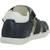 Sandales en cuir à scratch Bleu+Marine+Marine   jaune foncé 3 - vertbaudet enfant 