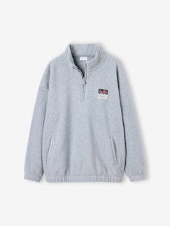 -Sweat polaire garçon col montant