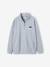 Sweat polaire garçon col montant gris chiné 1 - vertbaudet enfant 