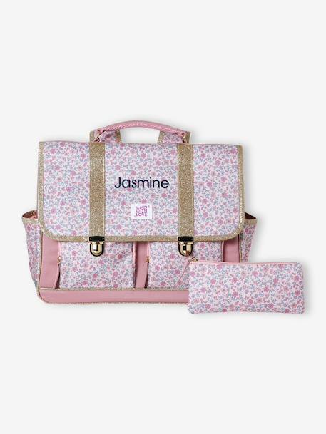 Cartable fille personnalisable rose dragée 8 - vertbaudet enfant 