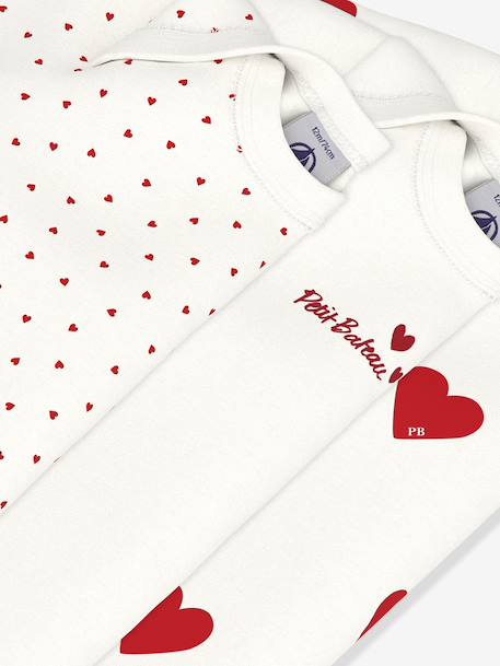 Lot de 3 bodies manches longues blanc+lot blanc 6 - vertbaudet enfant 