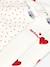 Lot de 3 bodies manches longues blanc+lot blanc 6 - vertbaudet enfant 