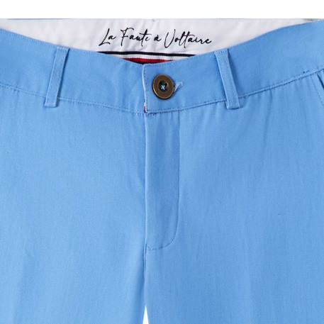 Pantalon chino bleu ciel | ambroise Bleu 3 - vertbaudet enfant 