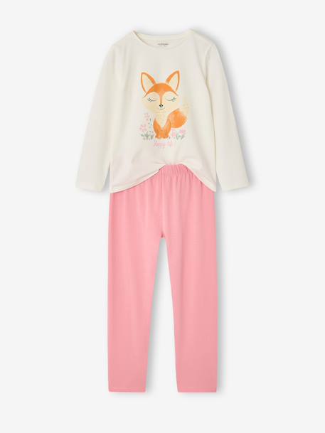 Lot 2 pyjamas fille écru 2 - vertbaudet enfant 