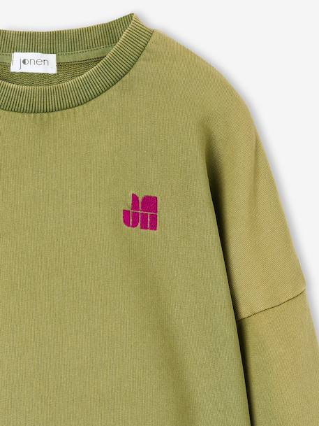 Sweat fille olive 3 - vertbaudet enfant 