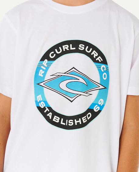 T-shirt staple filler garçon Light aqua+White 11 - vertbaudet enfant 