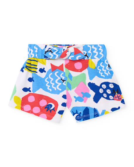 Ensemble en maille pour fille avec volants aux manches Vert 3 - vertbaudet enfant 