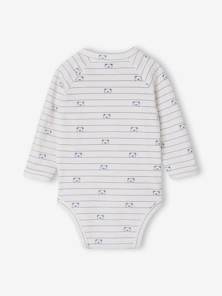Lot de 3 bodies naissance garçon manches longues bleu 5 - vertbaudet enfant 