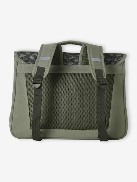 Cartable garçon personnalisable kaki 2 - vertbaudet enfant 