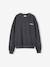 Sweat fille manches longues anthracite 1 - vertbaudet enfant 