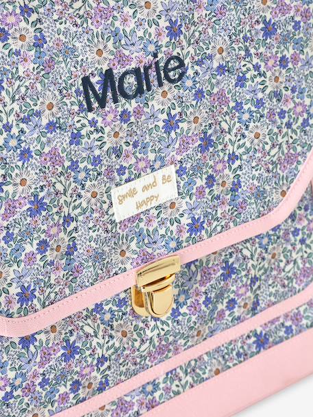 Cartable fille personnalisable lilas poudré 4 - vertbaudet enfant 
