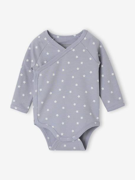 Lot de 5 bodies bébé garçon manches longues bleu ciel 7 - vertbaudet enfant 