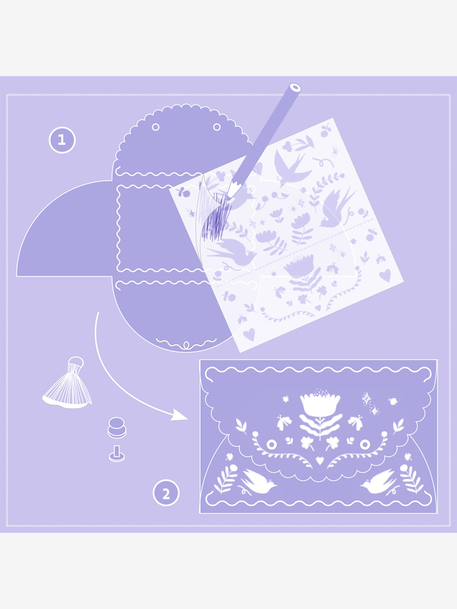 Pochettes à créer DIY 6+ violet 6 - vertbaudet enfant 