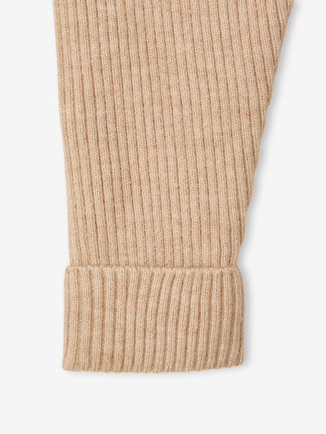 Ensemble bébé mixte gilet pantalon en tricot beige+blanc+vert d'eau+vert sauge 6 - vertbaudet enfant 