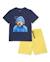 Ensemble garçon en maille avec imprimé amusant Bleu 1 - vertbaudet enfant 