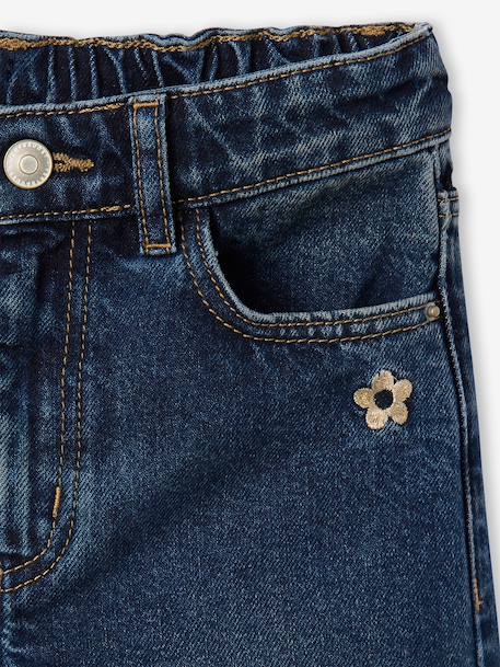 Jean fille large bleu+bleu moyen+denim black+denim bleached+denim brut+denim gris+stone 4 - vertbaudet enfant 