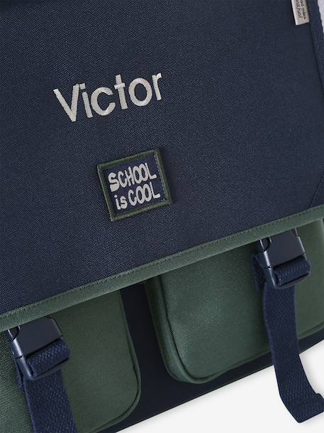 Cartable garçon personnalisable bleu foncé 4 - vertbaudet enfant 