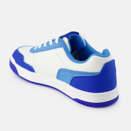 Chaussures synthétique court breaker Blanc+Blue 3 - vertbaudet enfant 