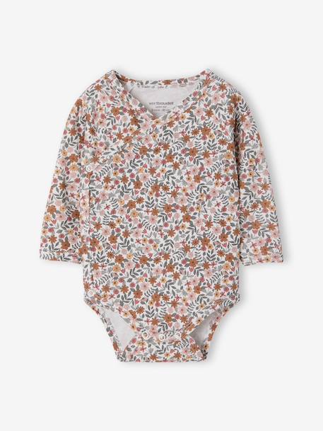 Lot de 5 bodies bébé fille manches longues rose 2 - vertbaudet enfant 