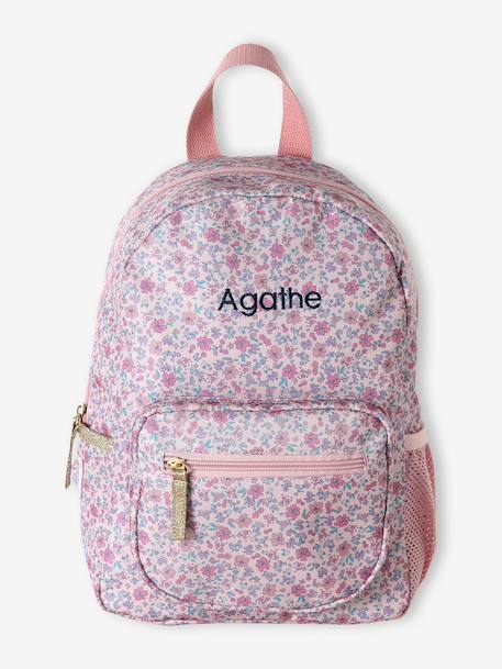 Sac à dos personnalisable rose dragée 7 - vertbaudet enfant 