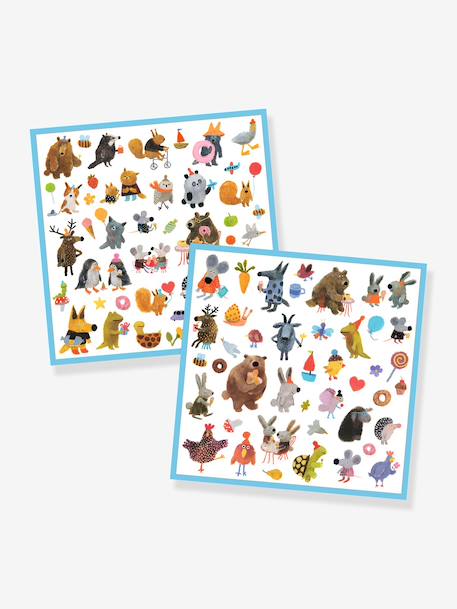 160 stickers fluffy friends bleu 2 - vertbaudet enfant 