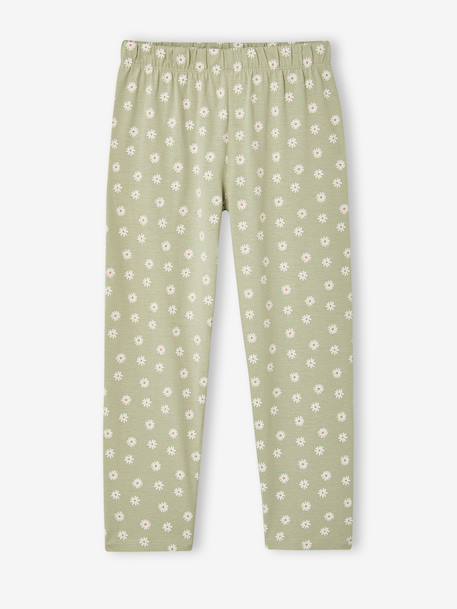 Lot 2 pyjamas fille vert sauge 7 - vertbaudet enfant 