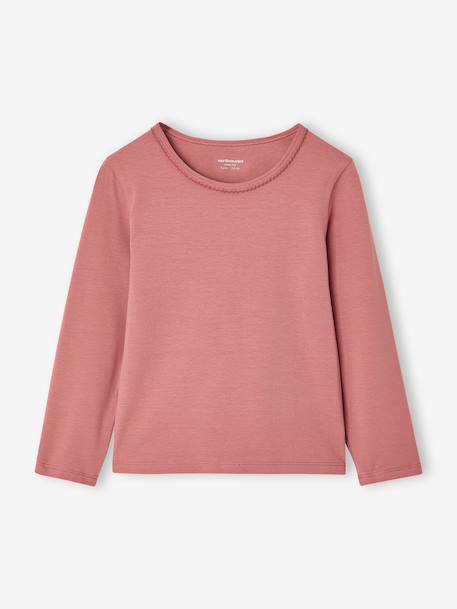 Lot de 3 t-shirts manches longues fille vieux rose 4 - vertbaudet enfant 