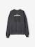 Sweat fille manches longues anthracite 2 - vertbaudet enfant 