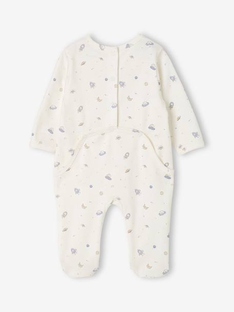 Lot de 2 dors-bien bébé ouverture dos bleu ciel 7 - vertbaudet enfant 