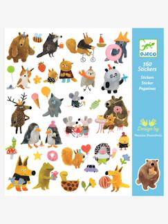 -160 stickers fluffy friends
