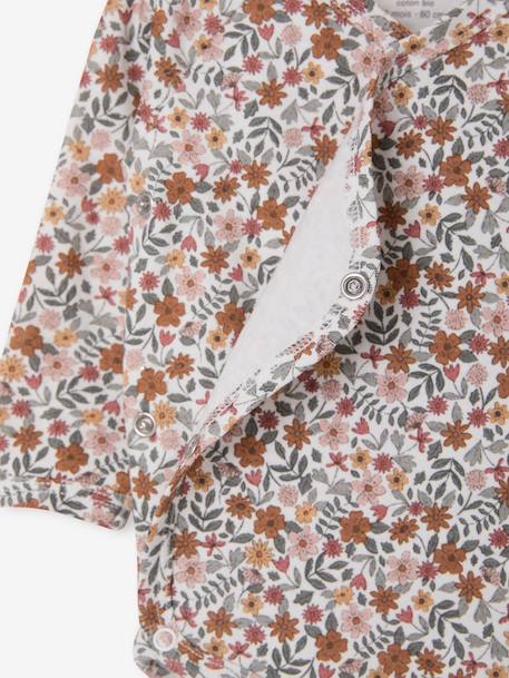 Lot de 5 bodies bébé fille manches longues rose 8 - vertbaudet enfant 