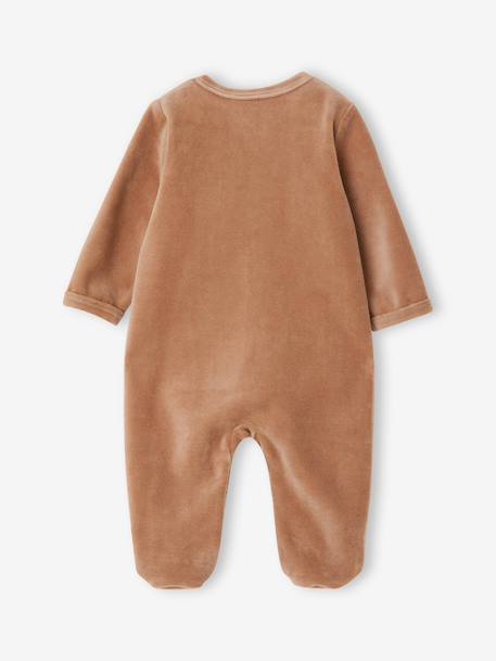 Lot de 2 dors-bien bébé ouverture devant cappuccino+rose pâle+vert sauge 3 - vertbaudet enfant 