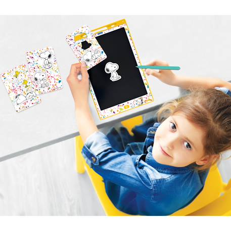 Tablette à dessins électronique / ardoise snoopy Jaune 5 - vertbaudet enfant 
