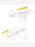 Avion planeur fire jet jaune 3 - vertbaudet enfant 