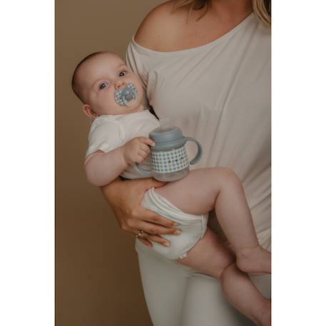 Biberon phosphorescent avec anses et bec silicone Ours 4 - vertbaudet enfant 
