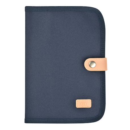 Protège carnet de santé pratique et organisé Bleu marine rayé+Vert sauge 1 - vertbaudet enfant 