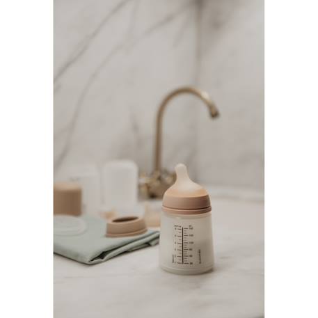 Biberon anti-colique 180 ml - débit lent Beige foncé+Caramel+Sable clair 12 - vertbaudet enfant 