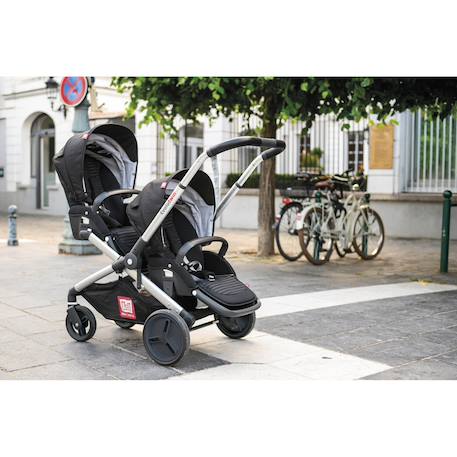 Poussette double dès la naissance evolutwin Noir 2 - vertbaudet enfant 