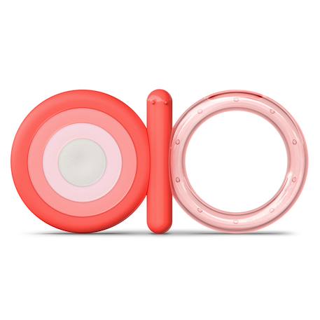 Jouet bébé anneau de dentition réfrigérant étape 2 +4m Multicolore 4 - vertbaudet enfant 