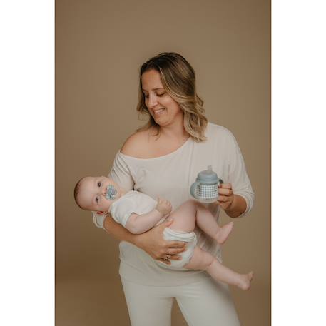 Biberon phosphorescent avec anses et bec silicone Ours 5 - vertbaudet enfant 