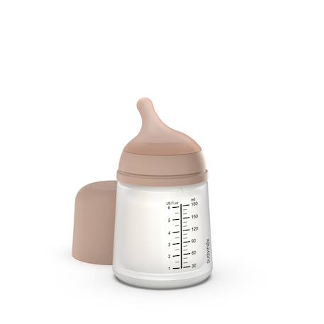 Biberon anti-colique 180 ml - débit lent Beige foncé+Caramel+Sable clair 3 - vertbaudet enfant 