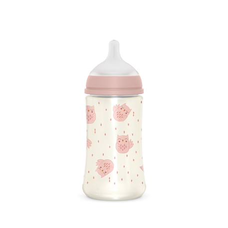 Biberon en polyamide avec tétine sx pro 270 ml débit m Beige neutre+Bleu liberty+Liberty rose+Rose 16 - vertbaudet enfant 
