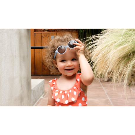 Lunettes de soleil enfant 9-24 mois Galet+Pollen+Rose poudré 2 - vertbaudet enfant 