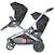 Poussette double dès la naissance evolutwin Noir 1 - vertbaudet enfant 