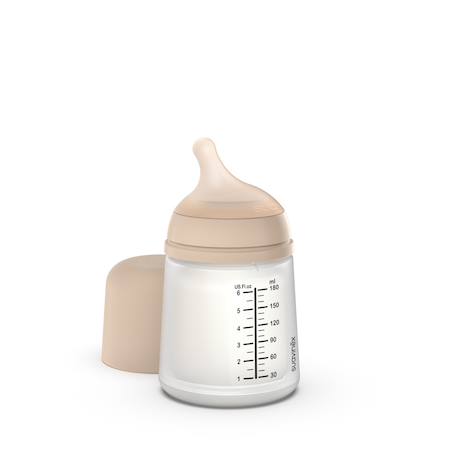 Biberon anti-colique 180 ml - débit lent Beige foncé+Caramel+Sable clair 11 - vertbaudet enfant 