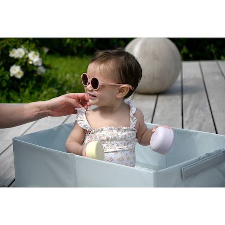 Lunettes de soleil enfant 9-24 mois Galet+Pollen+Rose poudré 11 - vertbaudet enfant 