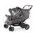 Accessoire poussette housse de pluie quadruple Anthracite 1 - vertbaudet enfant 