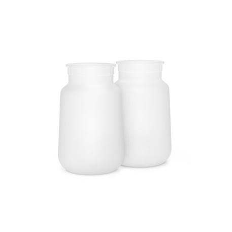 Poche de rechange biberon anti-colique 270 ml zero.zero Blanc 1 - vertbaudet enfant 