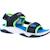 Sandales enfant garçon en textile Bleu nvbl+Gris ccor 5 - vertbaudet enfant 
