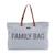 Sac à langer de voyage grande contenance design family bag Blanc imprimé+Gris toile 7 - vertbaudet enfant 